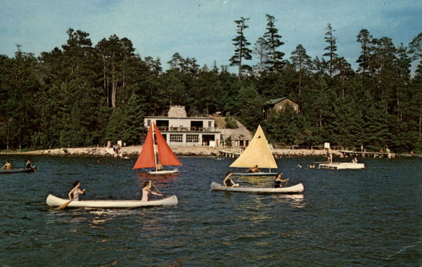 Interlochen Center for the Arts - Old Postcard View (newer photo)